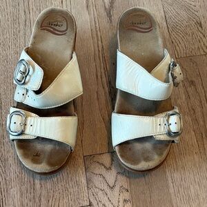 Dansko Beige Leather Footwear